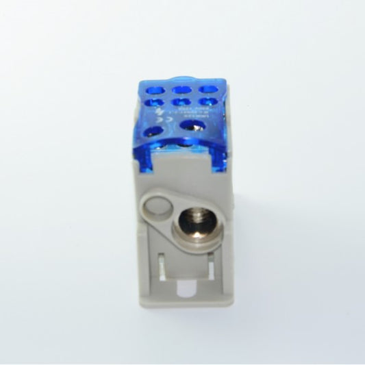 ME-UKK-160 Otvorena redna klema za glavni vod sa račvanjem za DIN šinu 160A, 1P 1×70(50)mm2 / 6×25(16)mm2, Distributivni blok Mitea Electric