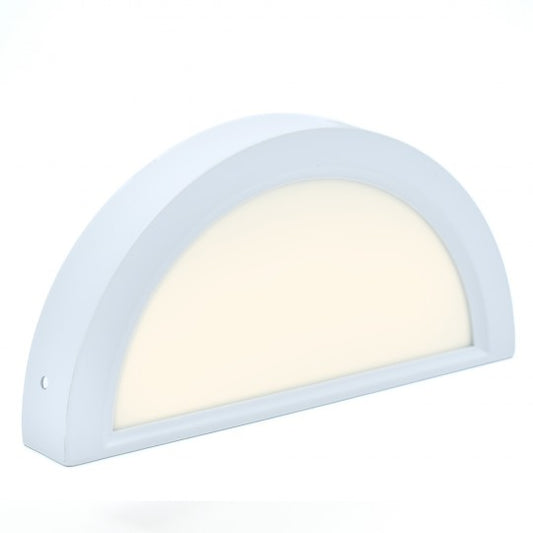 M9NPO 9W 4000K beli nadgradni polu-okrugli zidni LED panel Mitea Lighting