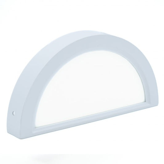 M9NPO 9W 6500K beli nadgradni polu-okrugli zidni LED panel Mitea Lighting