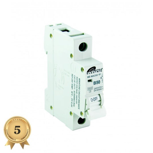 ME-MAO50 Automatski osigurač B50A 4.5Ka 240/415V tipB 5Y Mitea Electric