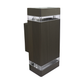 M035 B BRAON 2xGU10 max.35W zidna lampa IP44 Mitea Lighting