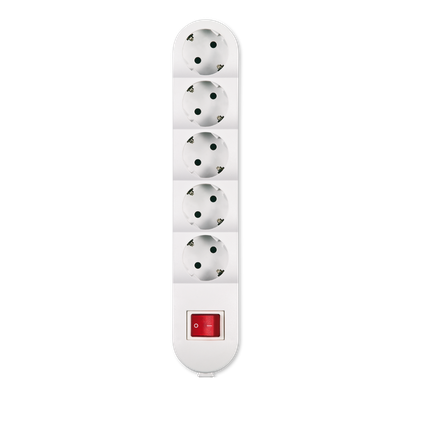 Priključnica petostruka, max 3600W sa sklopkom