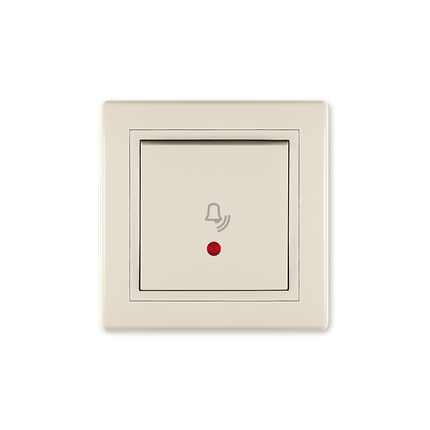 Taster sklopka za zvono sa indikacijom, 10A Prestige line