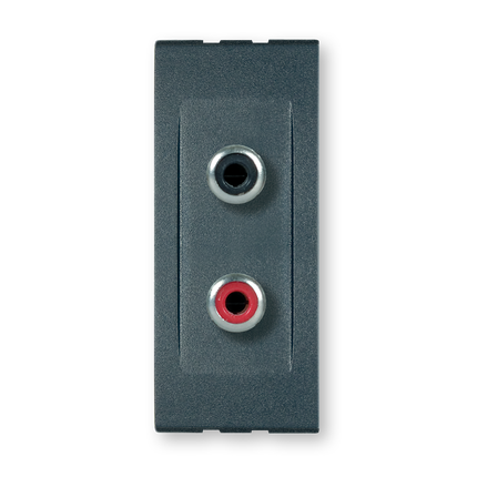 Priključnica audio RCA dvostruka